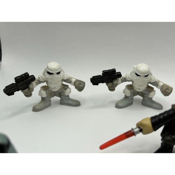 Star Wars Galactic Heroes Figures Snowtrooper, Anakin, Jango Fett Lot of 8 - Picture 9 of 11